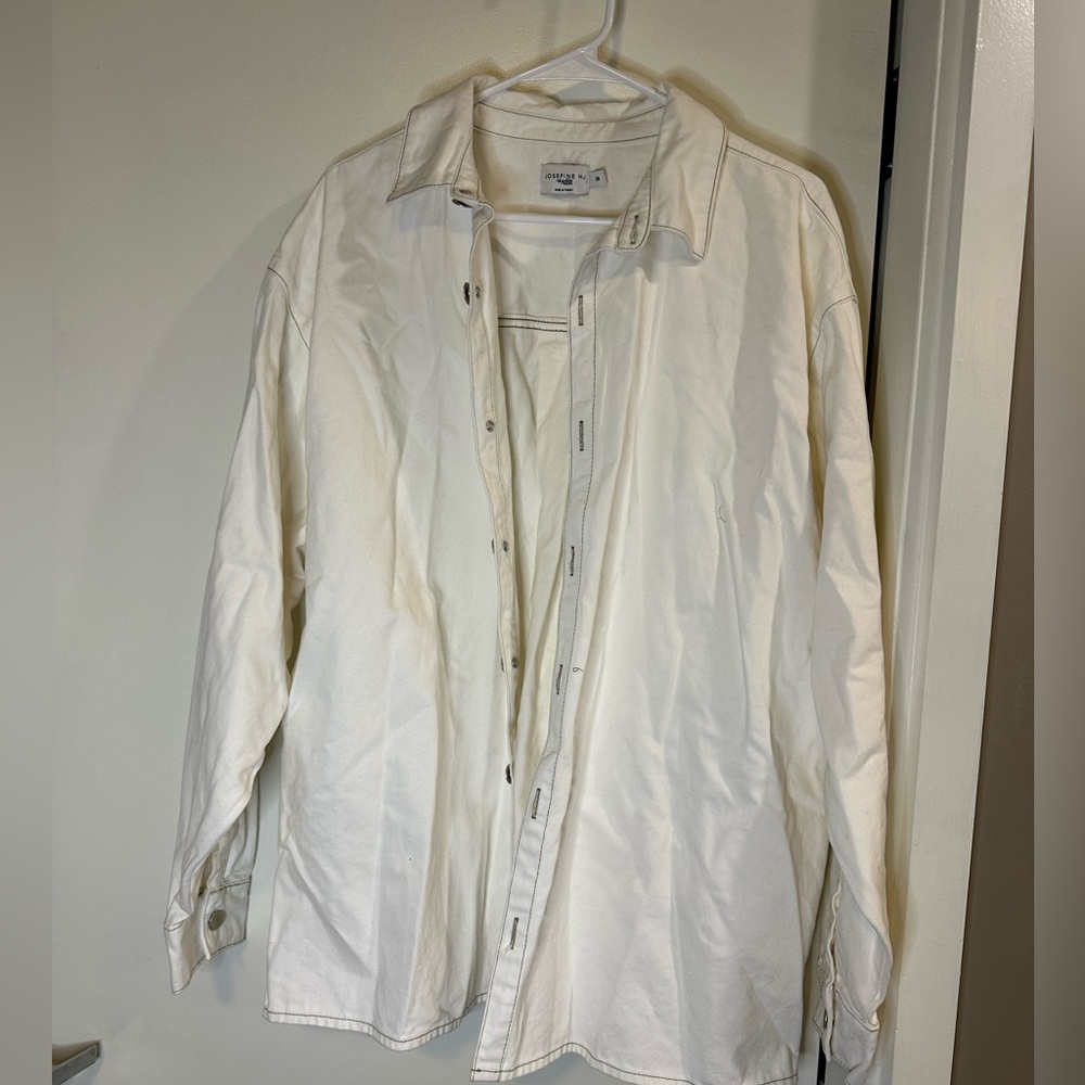 White Denim Shirt